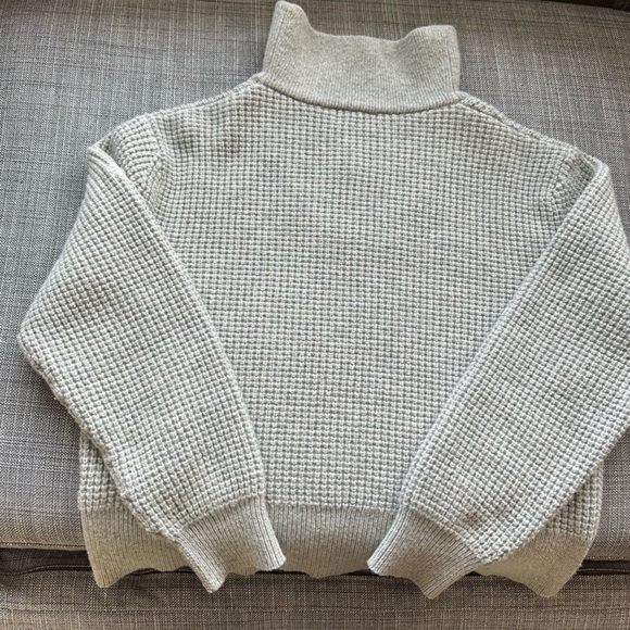 Patagonia Recycled Wool Blend, 1/4 zip Sweater L - Picture 9 of 9